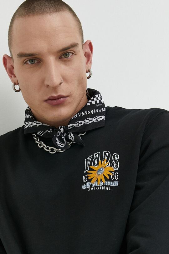 

Толстовка из хлопка Vans, черный