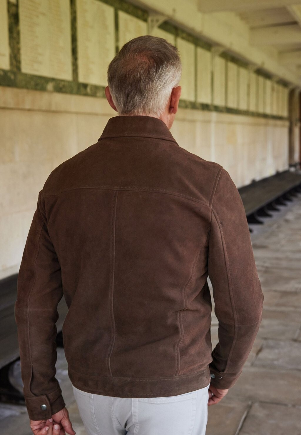 

Кожаная куртка SIGNATURE COLLARED Next, цвет tan brown