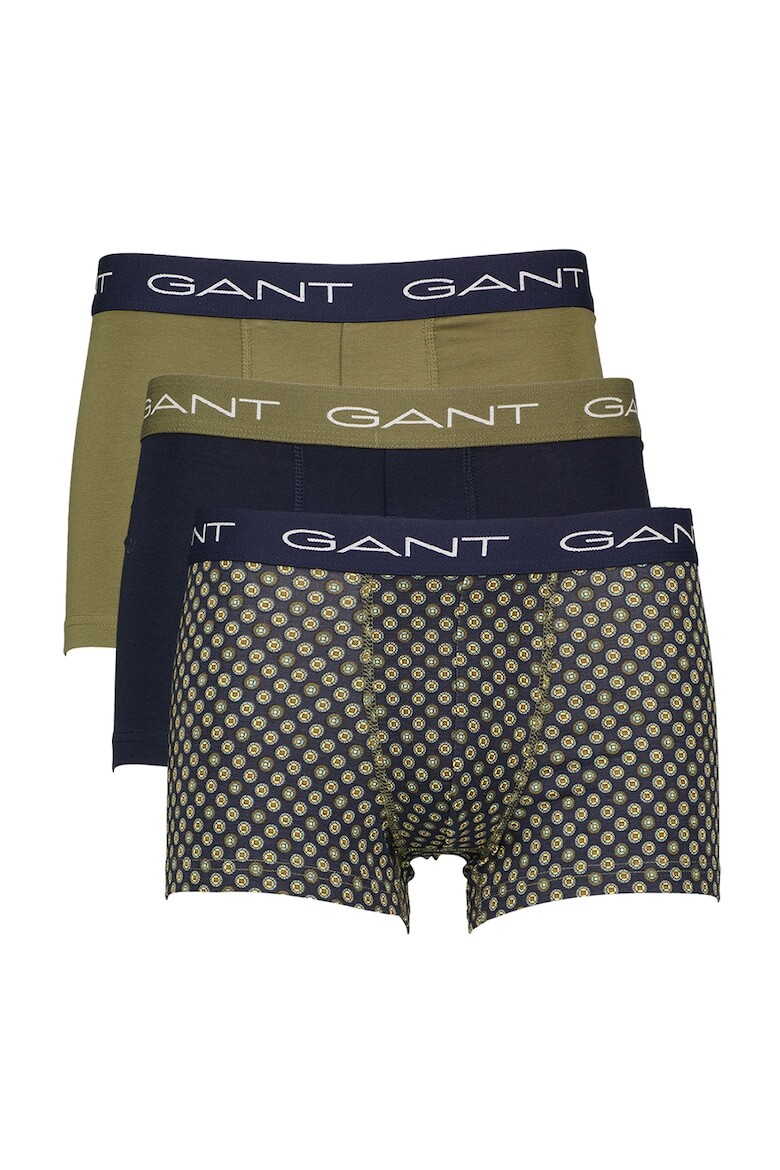

Боксеры с хлопком - 3 пары Gant, зеленый