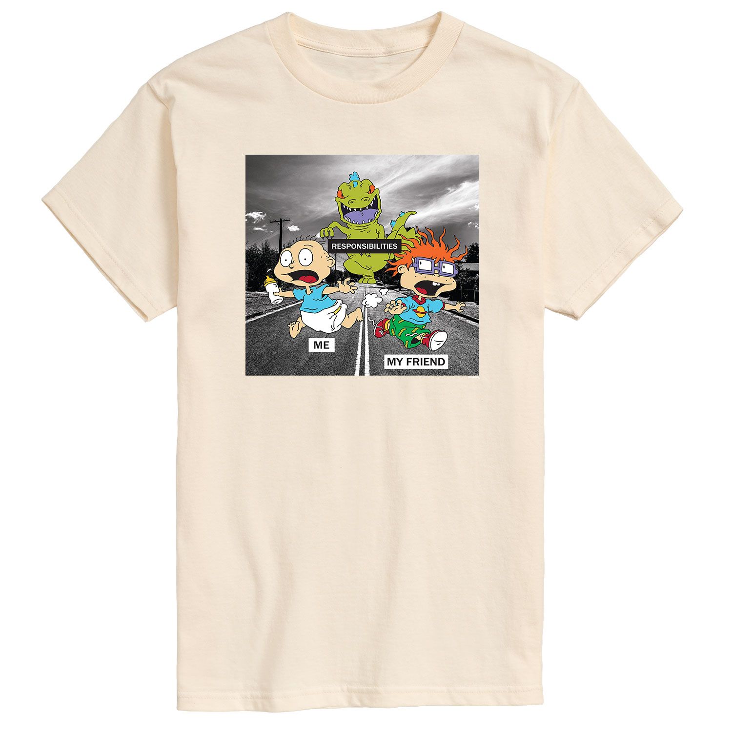 Мужская футболка Rugrats Meme Licensed Character