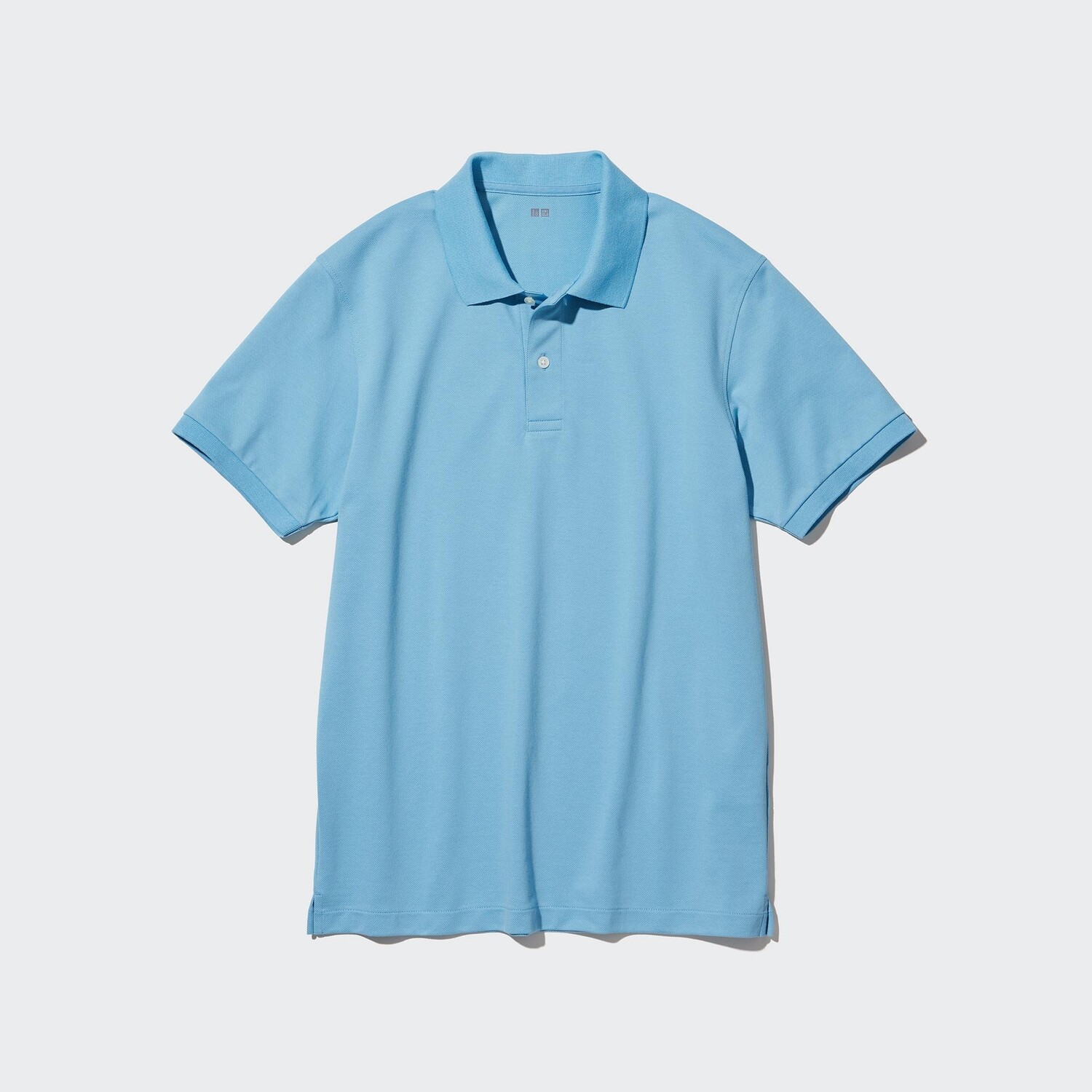 

Рубашка-поло Uniqlo из сухого пике, синий