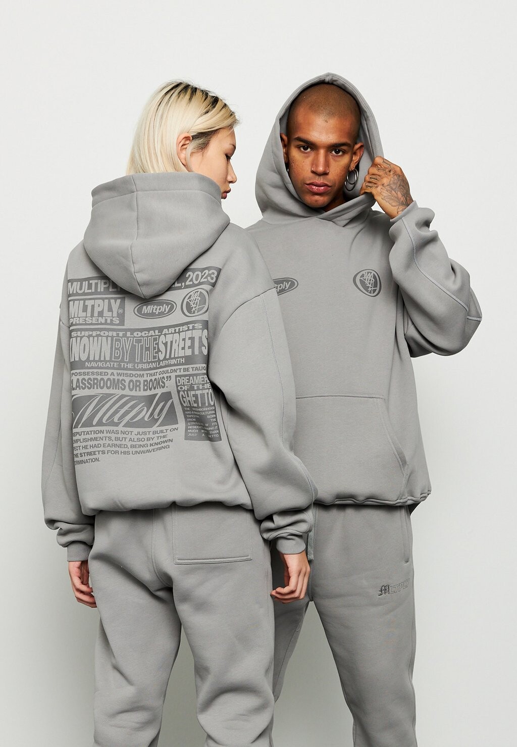 

Толстовка Classrooms Multiply Apparel, цвет moon mist