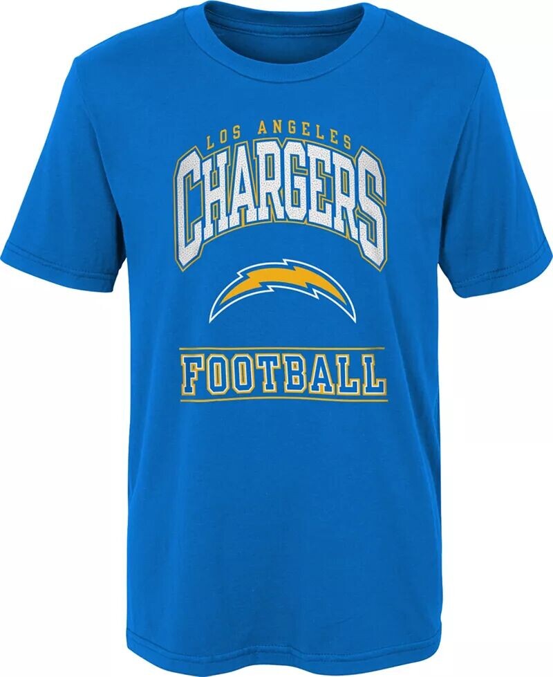 

Nfl Team Apparel Для мальчиков, черная футболка Los Angeles Chargers с большой блокировкой
