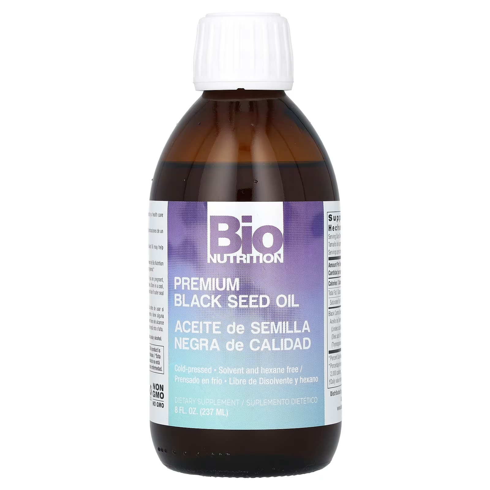Масло черного тмина Bio Nutrition премиум-класса, 237 мл масло черного тмина bio nutrition премиум класса 90 мягких таблеток