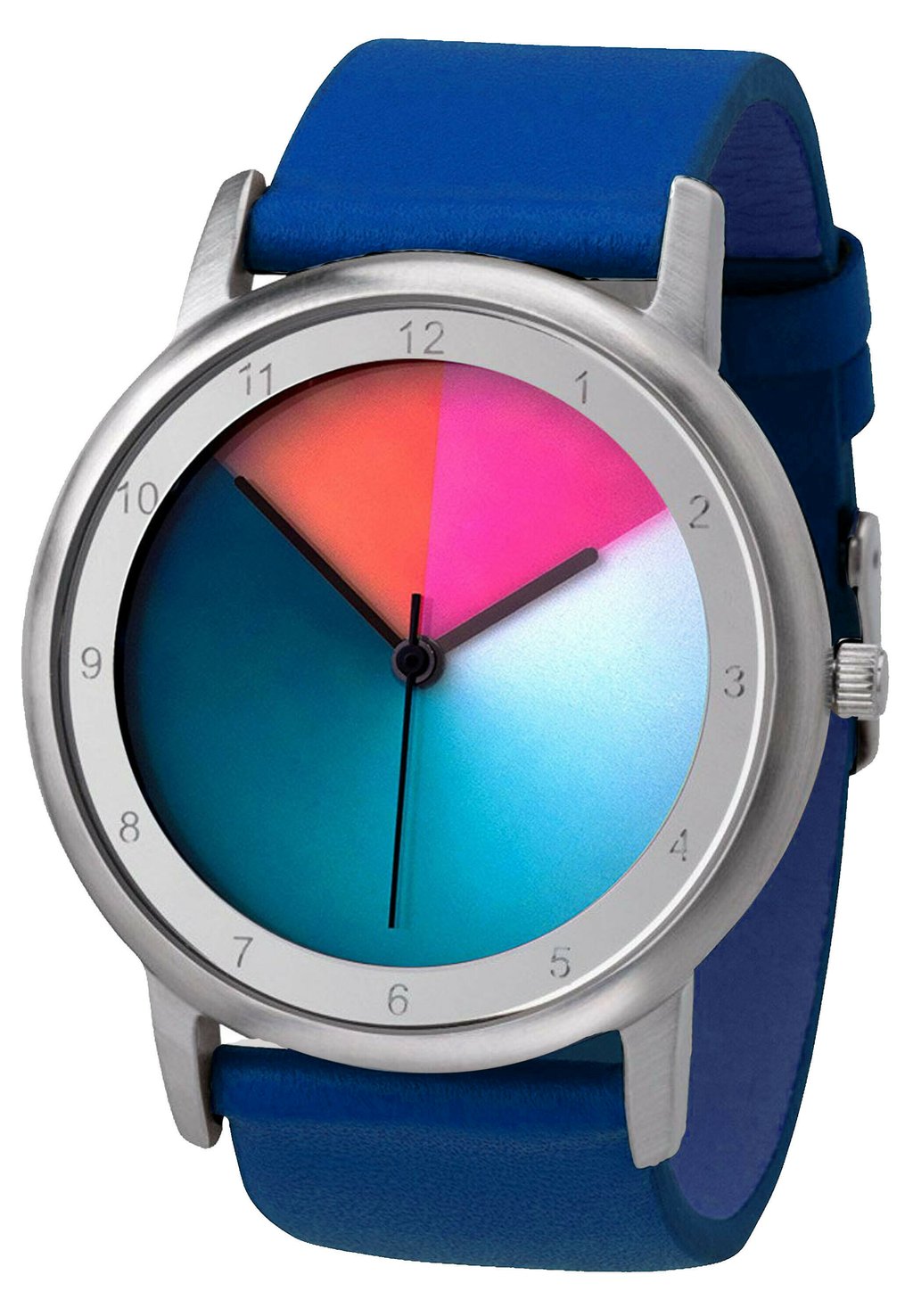 Умные часы AVANTGARDIA CLASSIC Rainbow Watch, цвет blue leather