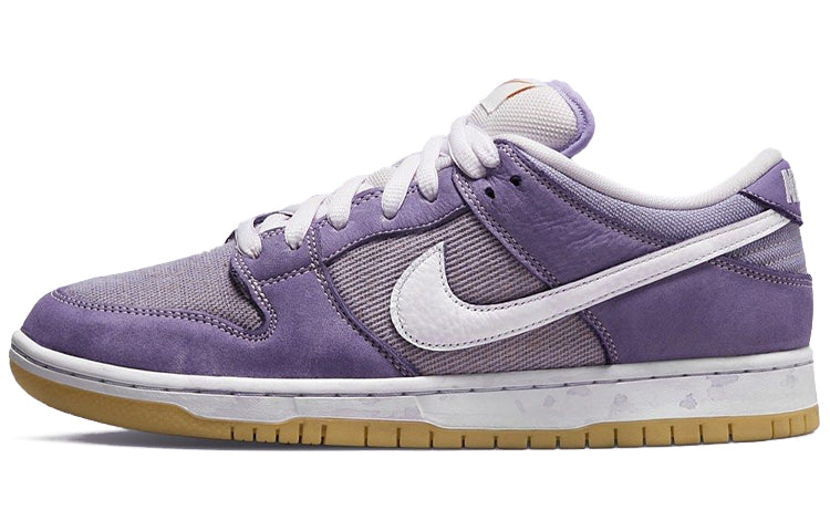 

Кроссовки низкие Nike SB Dunk Low Unbleached Pack, фиолетовый / белый