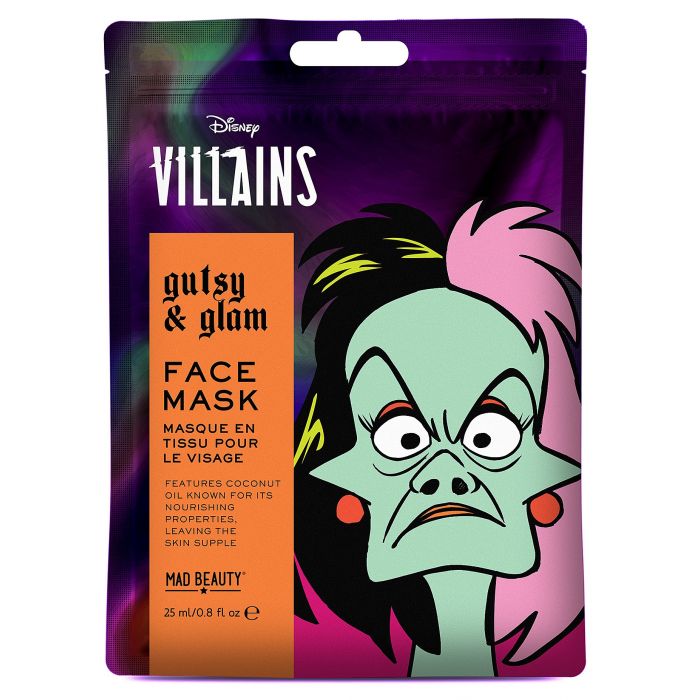 Маска для лица Mascarilla Facial Villanas Disney Cruella Mad Beauty, 25 ml детский рюкзак loungefly 101 dalmatians cruella de villains