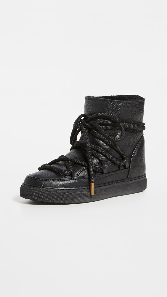 

Кроссовки Inuikii Full Leather Shearling, черный