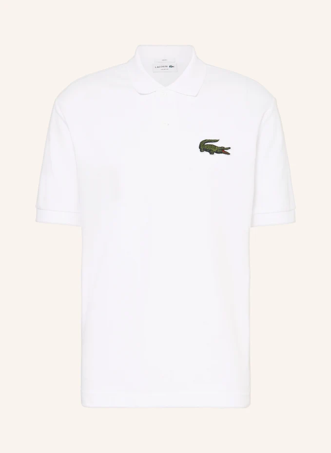 

Рубашка-поло свободного кроя из пике Lacoste, белый