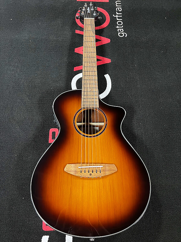 

Акустическая гитара Breedlove ECO Discovery S Companion CE Acoustic-Electric Guitar - Edgeburst Red Cedar/African Mahogany