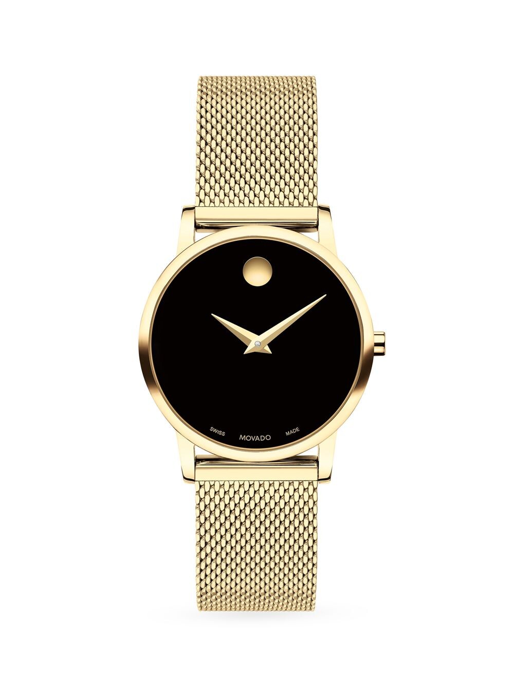 

Часы Museum Classic Goldtone с браслетом из нержавеющей стали Movado, желтый