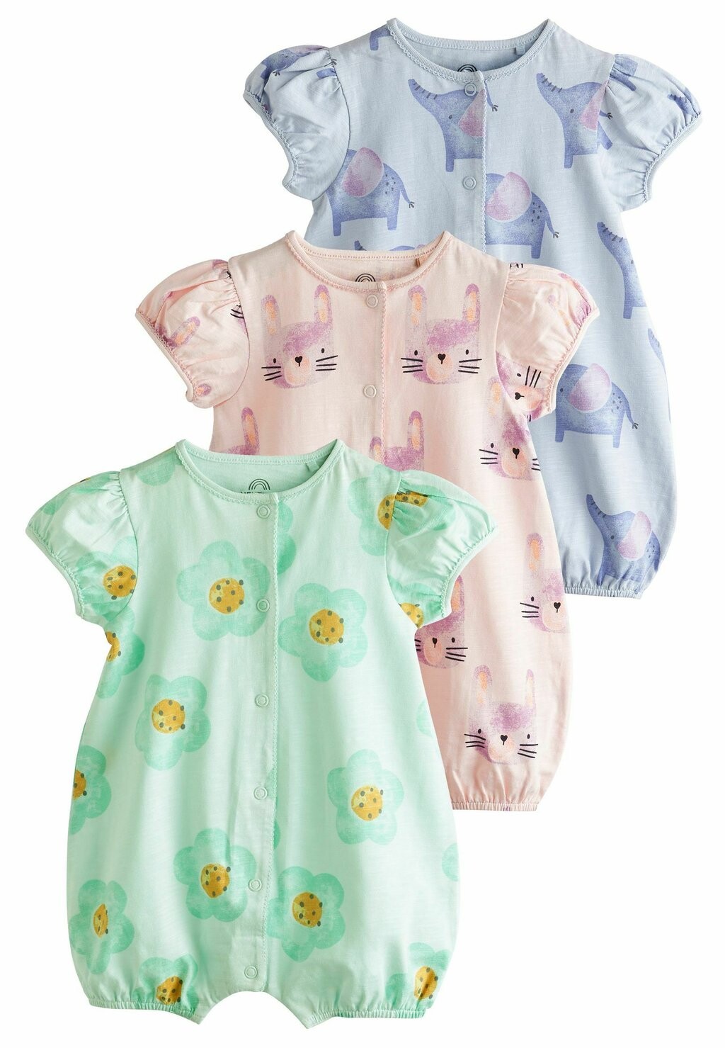 

Комбинезон 3 PACK REGULAR FIT Next, цвет pink blue character
