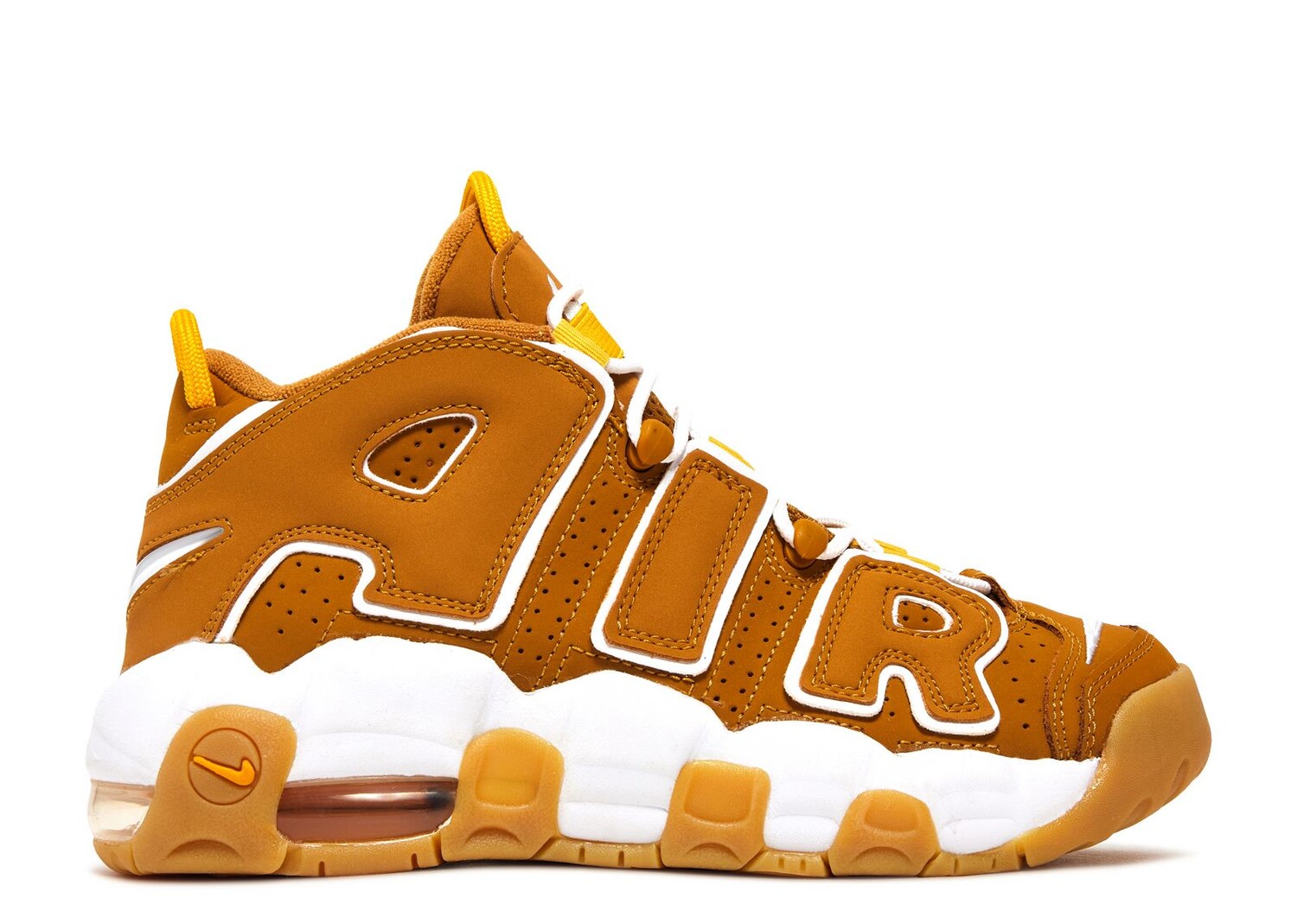 

Кроссовки Nike Air More Uptempo Gs 'Wheat', коричневый