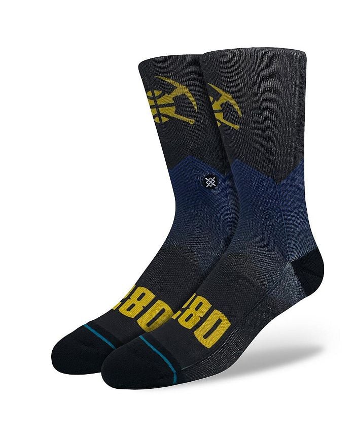 

Мужские и женские носки Denver Nuggets 2023/24 City Edition Crew Socks Stance, мультиколор