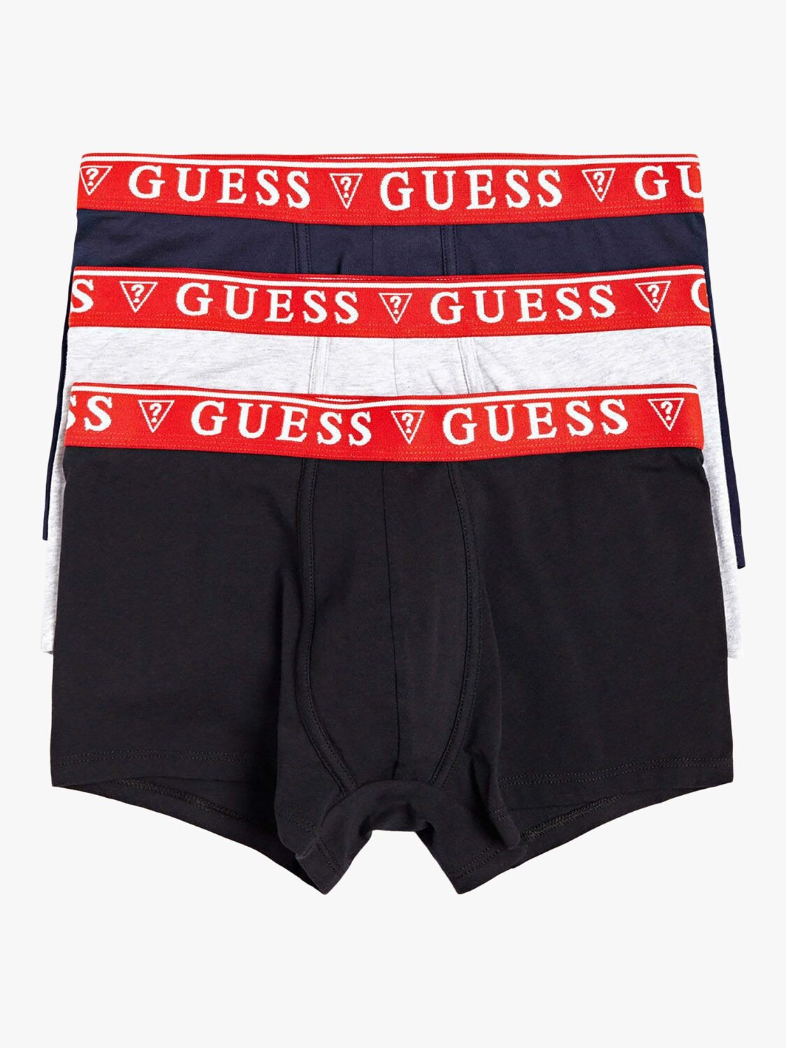 

Трусы с логотипом GUESS, черный/серый/темно-синий