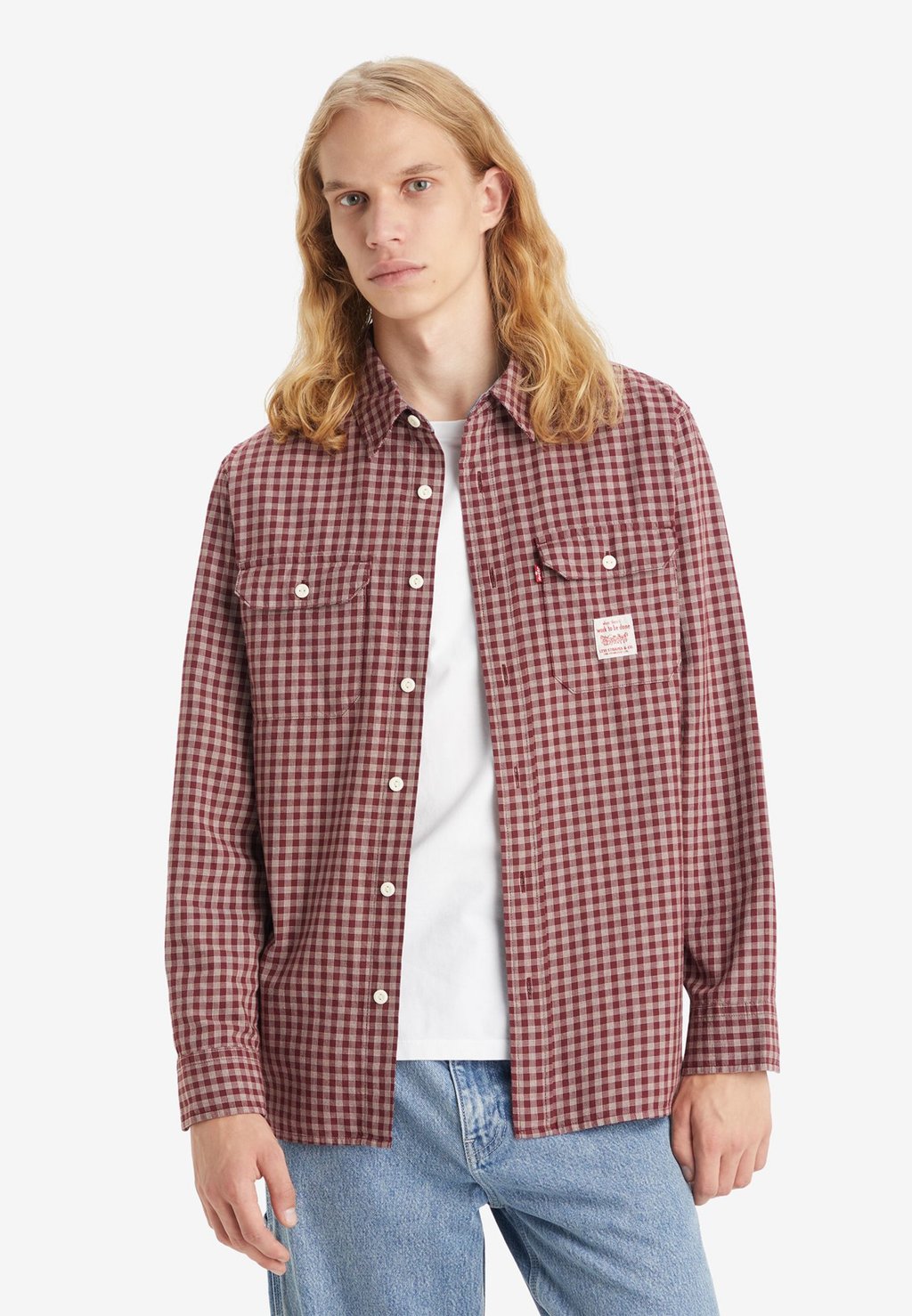 цена Рубашка CLASSIC WORKER WORKWEAR Levi's Workwear, цвет red mahogany