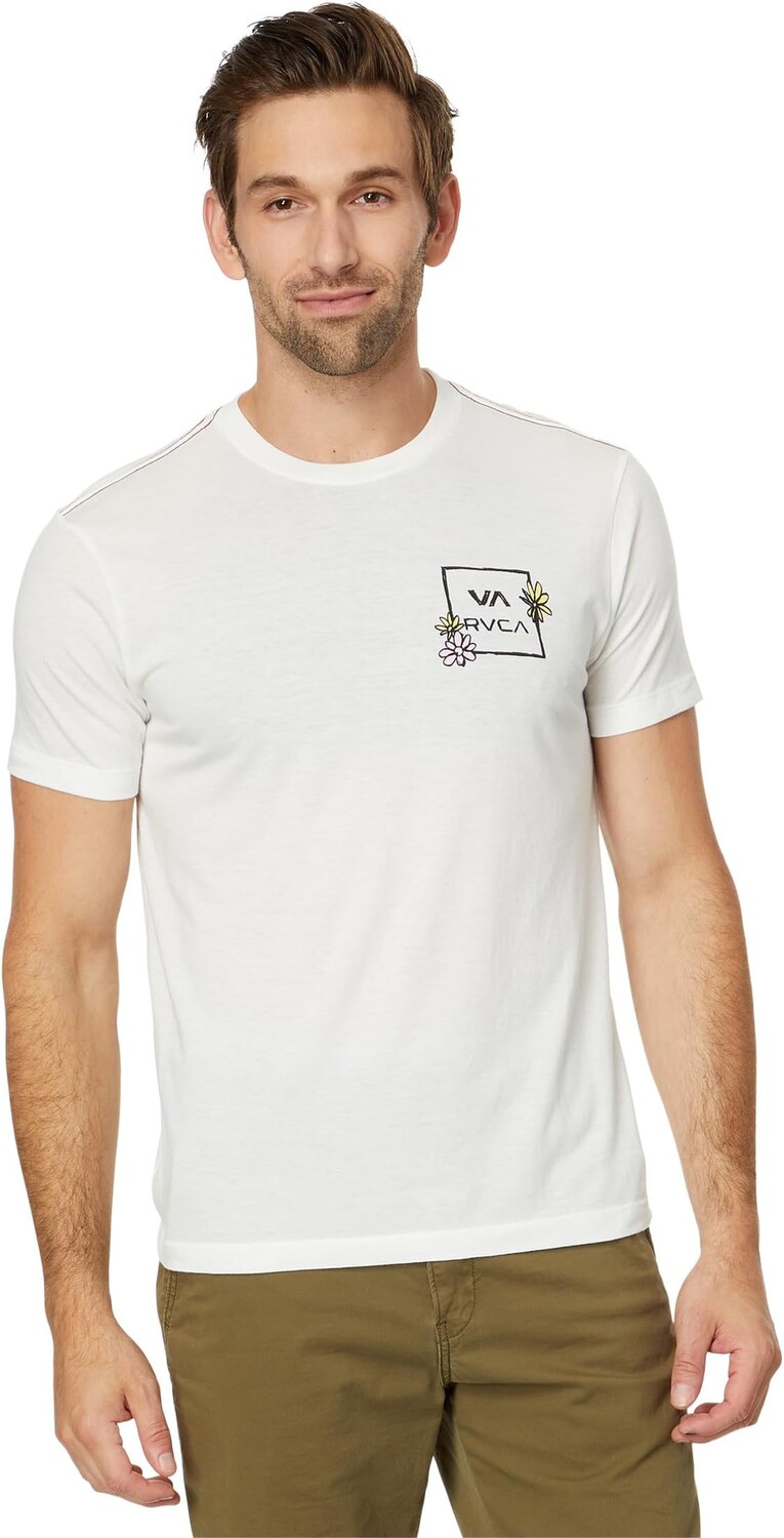 

Футболка RVCA VA All The Way S/S, цвет Antique White