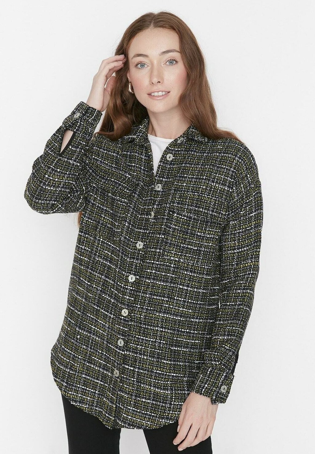 

Рубашка Trendyol Modest, черный