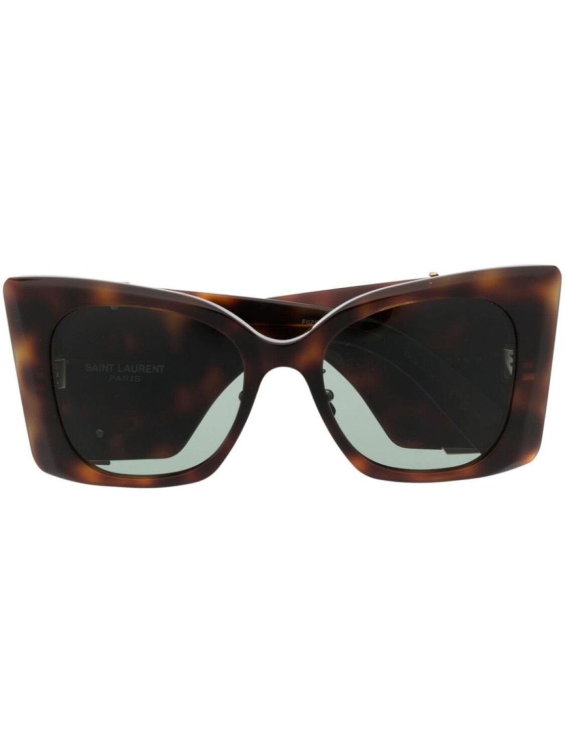 

Saint Laurent Eyewear солнцезащитные очки в оправе 'кошачий глаз', коричневый