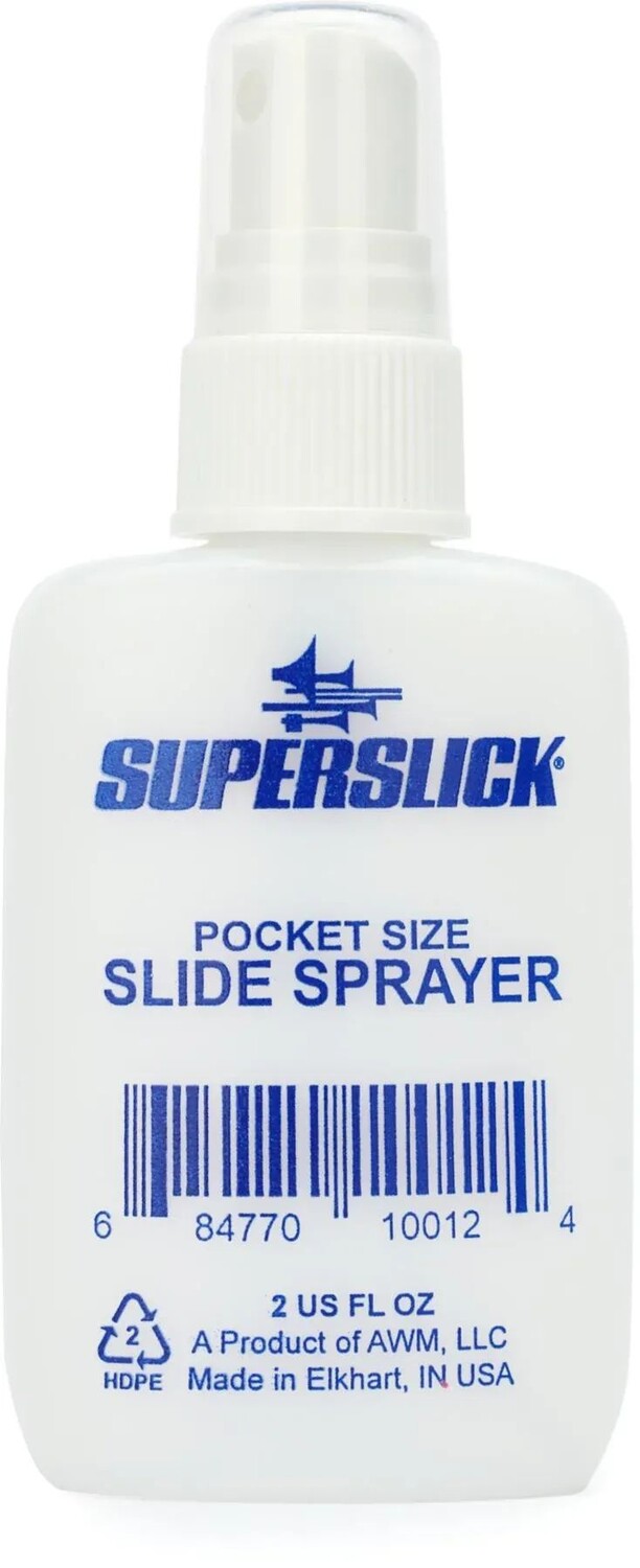 

Бутылка-распылитель Superslick Trombone Slide – 2 унции (пустая)
