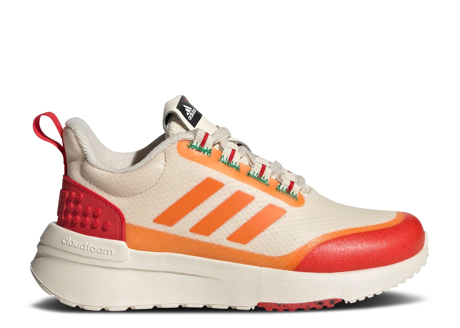 

Кроссовки adidas Lego X Racer Tr Big Kid 'Ecru Tint Bahia Orange', кремовый