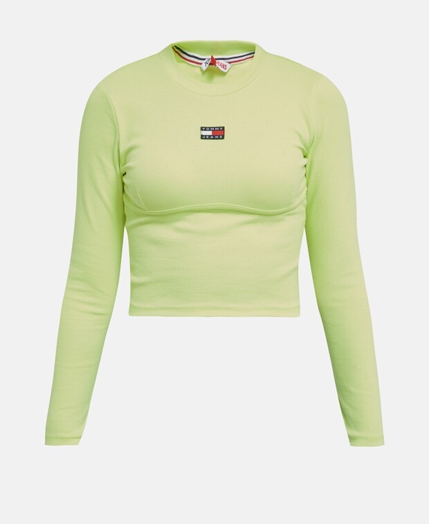 

Топ с длинными рукавами Tommy Hilfiger, джейд