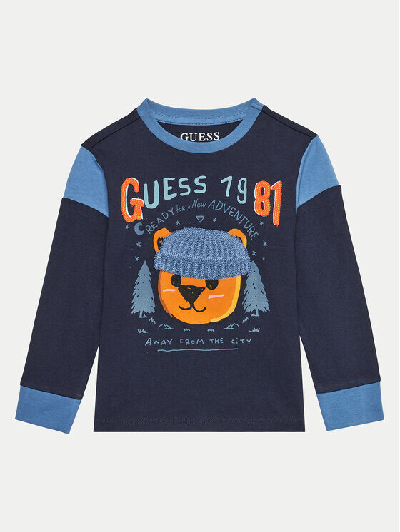 

Блуза стандартного кроя Guess, синий