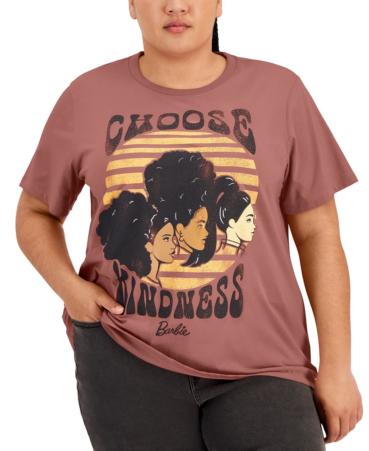 

Модная футболка Барби больших размеров Grayson Threads Black, коричневый