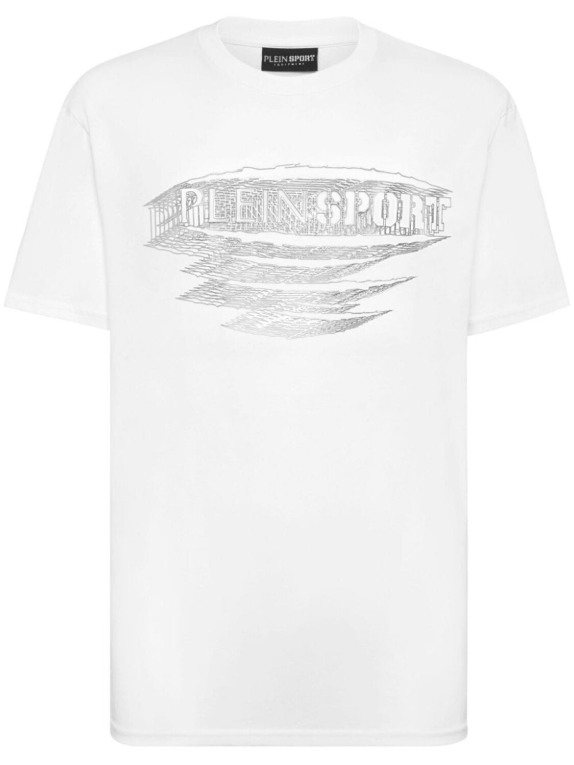 

Plein Sport футболка с логотипом, белый