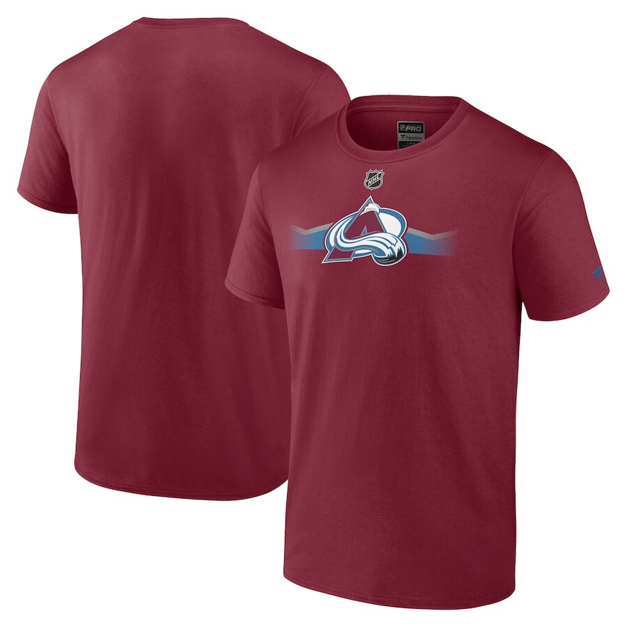 

Футболка с коротким рукавом Fanatics Branded Colorado Avalanche, бордовый