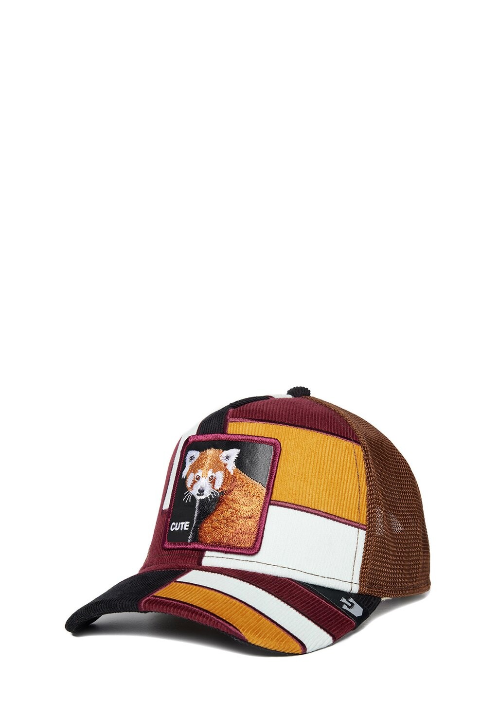 

Бейсболка TRUCKER CORD PATCHWORK DORBZ Goorin Bros, цвет black