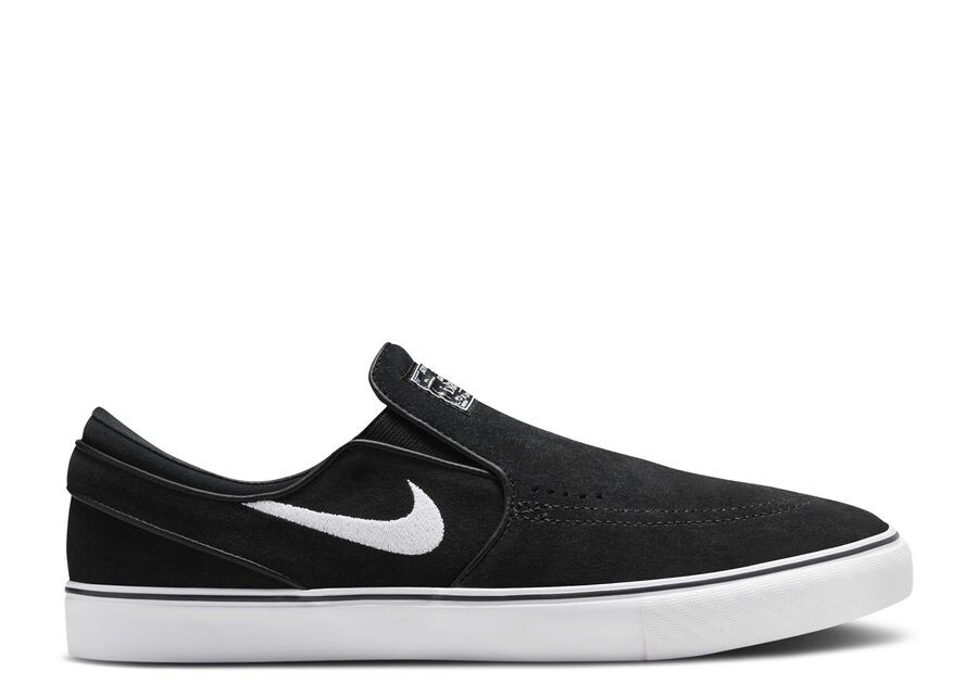 

Кроссовки Nike Zoom Stefan Janoski+ Slip SB, черный/белый