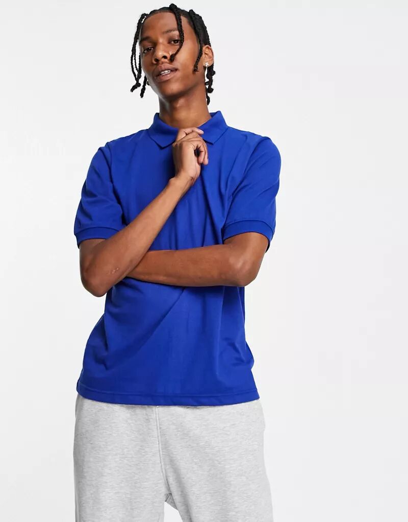 Рубашка-поло на молнии Bolongaro Trevor синего цвета расклешенные леггинсы bolongaro trevor sport синего цвета