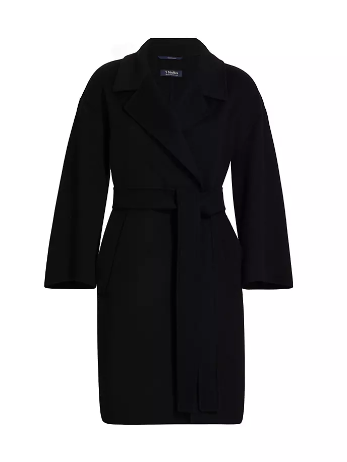 

Пальто Doppio с поясом Africa Max Mara, черный