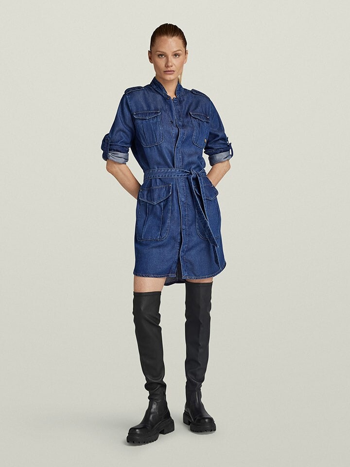 

Короткое платье G-Star Jeans, синий