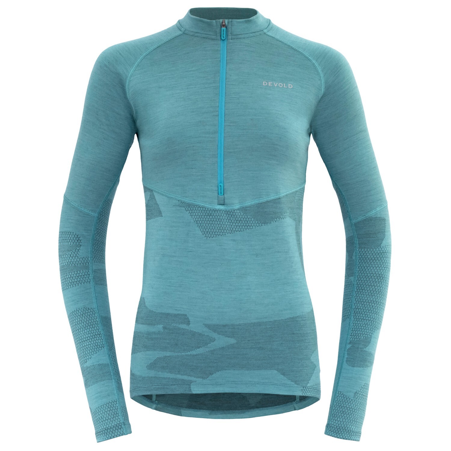 

Велосипедный трикотаж Devold Women's Standal Merino Shirt Zip Neck, цвет Tropical
