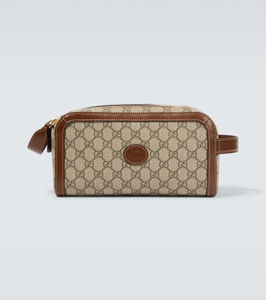 

Сумка для туалетных принадлежностей с узором GG Gucci, коричневый