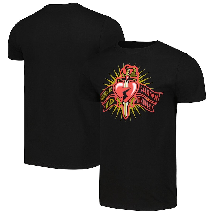 

Футболка с коротким рукавом WWE Authentic Shawn Michaels, черный