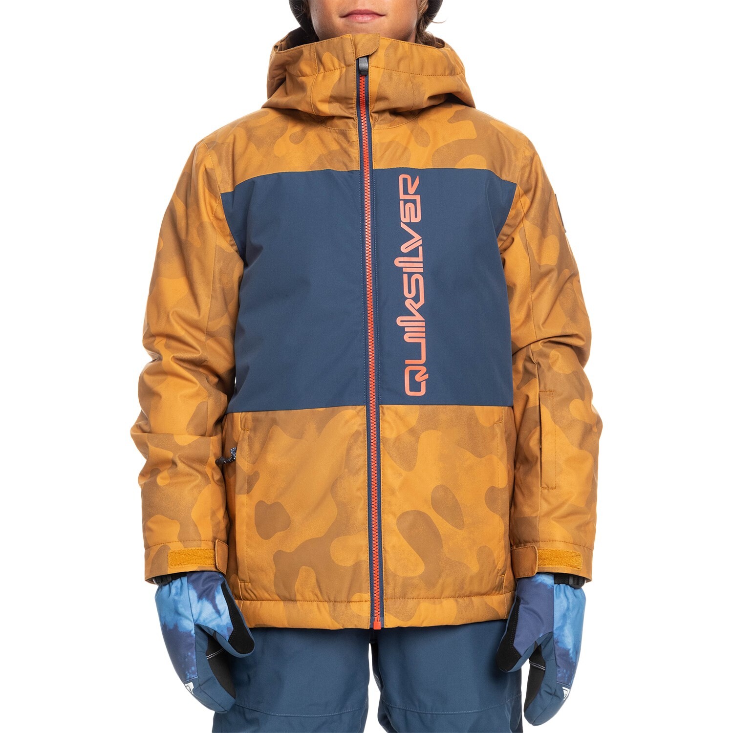

Утепленная куртка Quiksilver Side Hit, коричневый