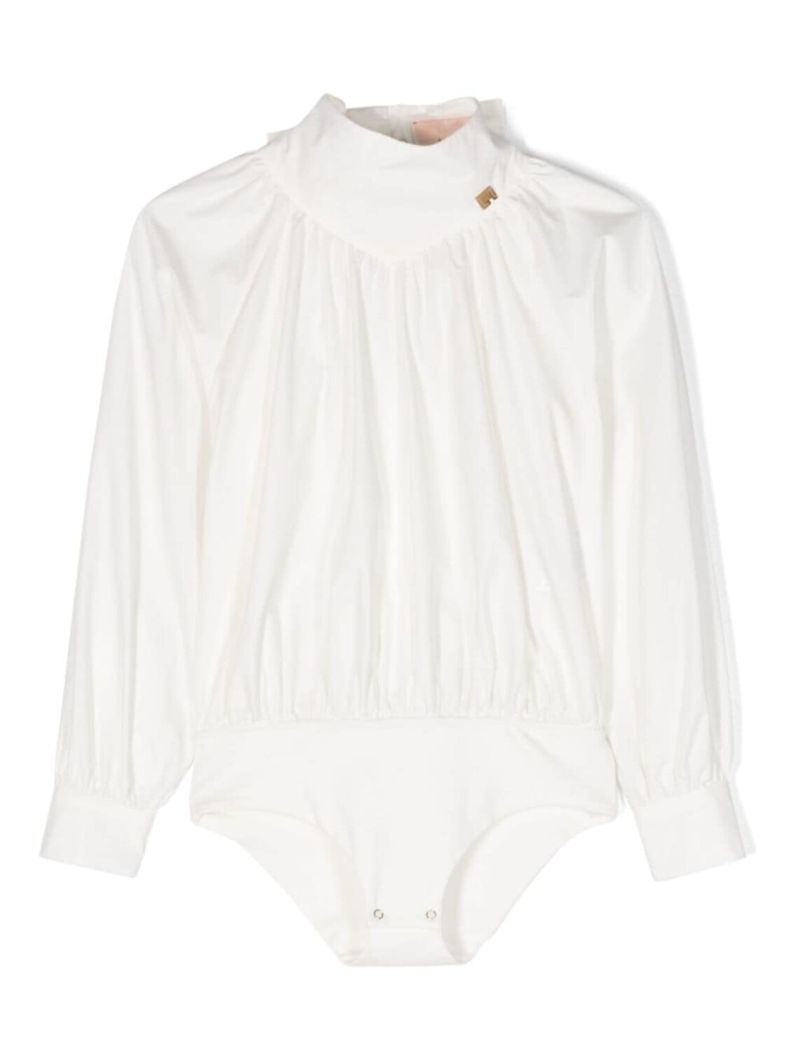 

Elisabetta Franchi La Mia Bambina комбинезон с высоким воротником, серый