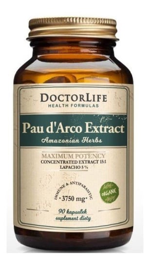 Doctor Life, Pau Darco Extract экстракт внутренней коры 3750 мг, 90 капсул