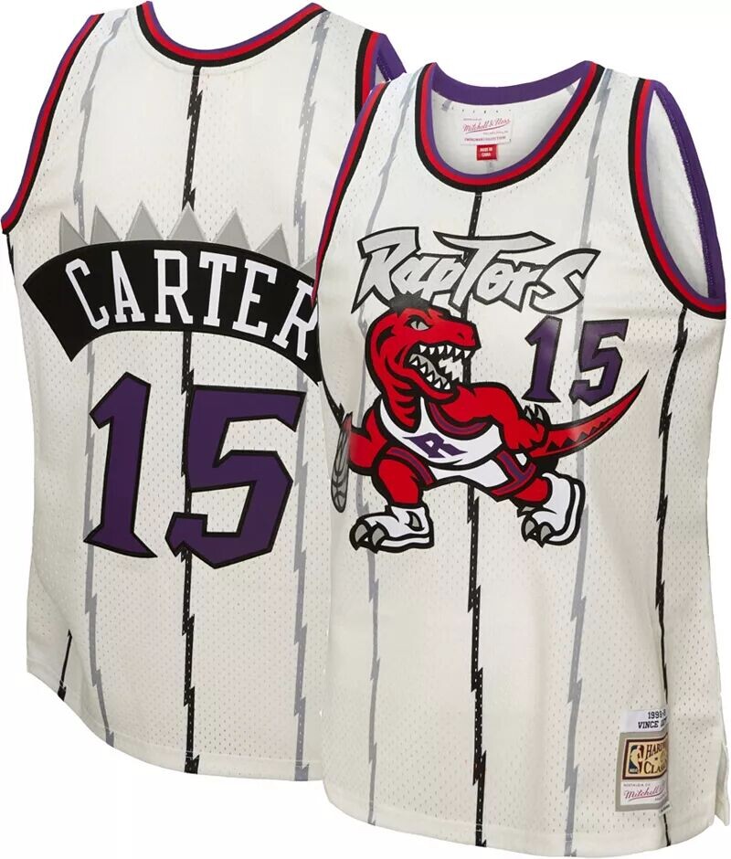 

Mitchell & Ness 1998 Торонто Рэпторс Винс Картер # 15 Джерси Swingman