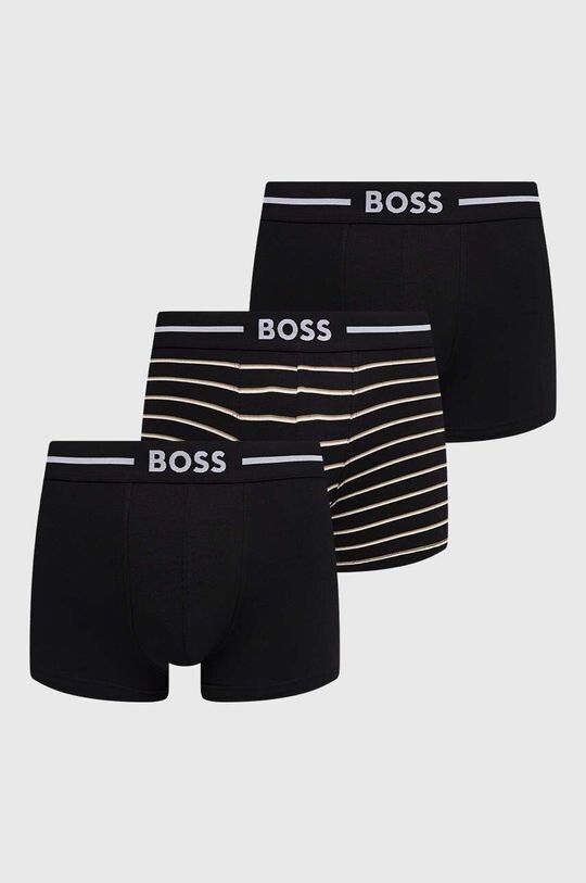 

Комплект из трех боксеров BOSS Boss, черный
