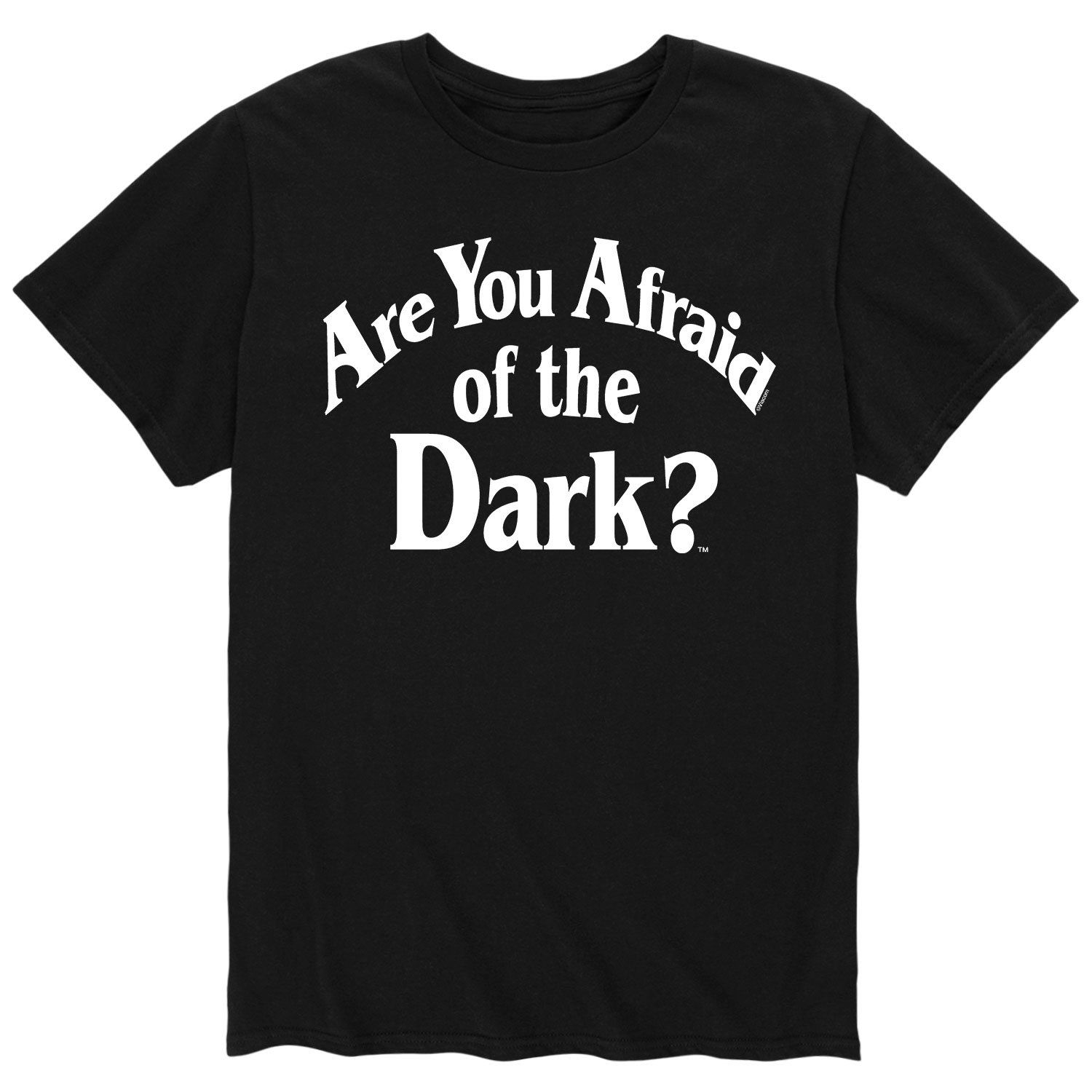 Мужская футболка Afraid Of The Dark Are You Afraid Licensed Character