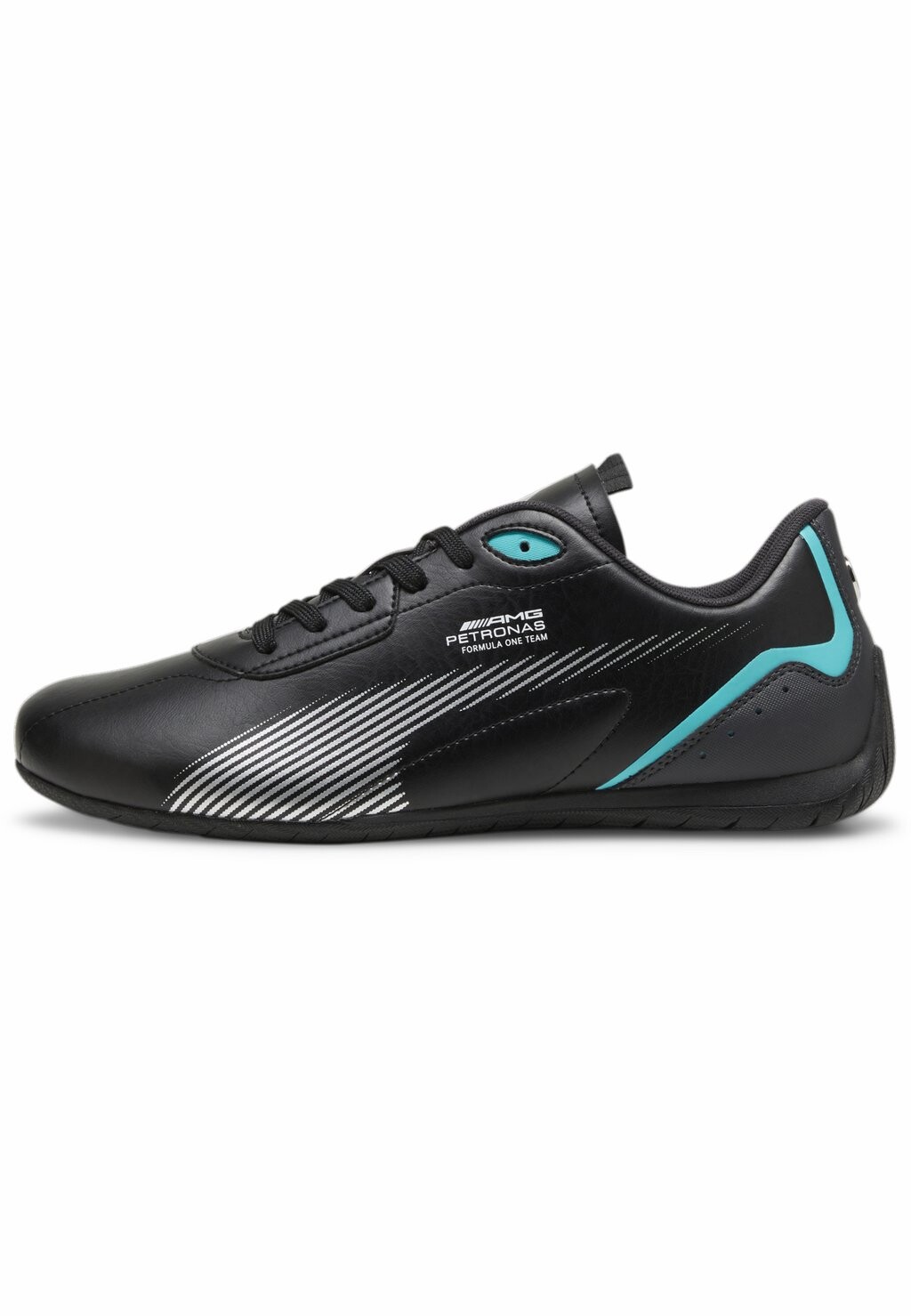 

Низкие кроссовки Puma, черный с зеленым отливом, Черный;серый