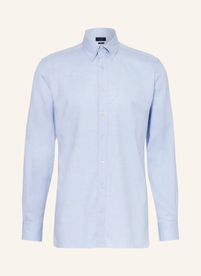 

Рубашка узкого кроя Hackett London, синий