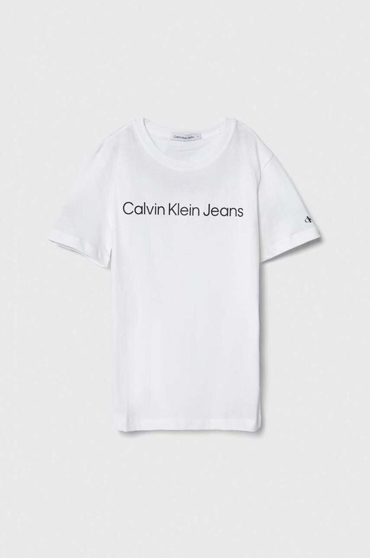 

Calvin Klein Jeans Детская хлопковая футболка, белый