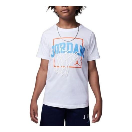 

Футболка (PS) Air Jordan Ksa Shoe School Graphic T-Shirt 'White', белый