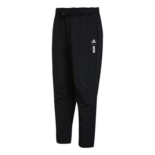 Спортивные штаны Men's adidas Wj Pnt Solid Color Logo Elastic Woven Sports Pants/Trousers/Joggers Black, мультиколор