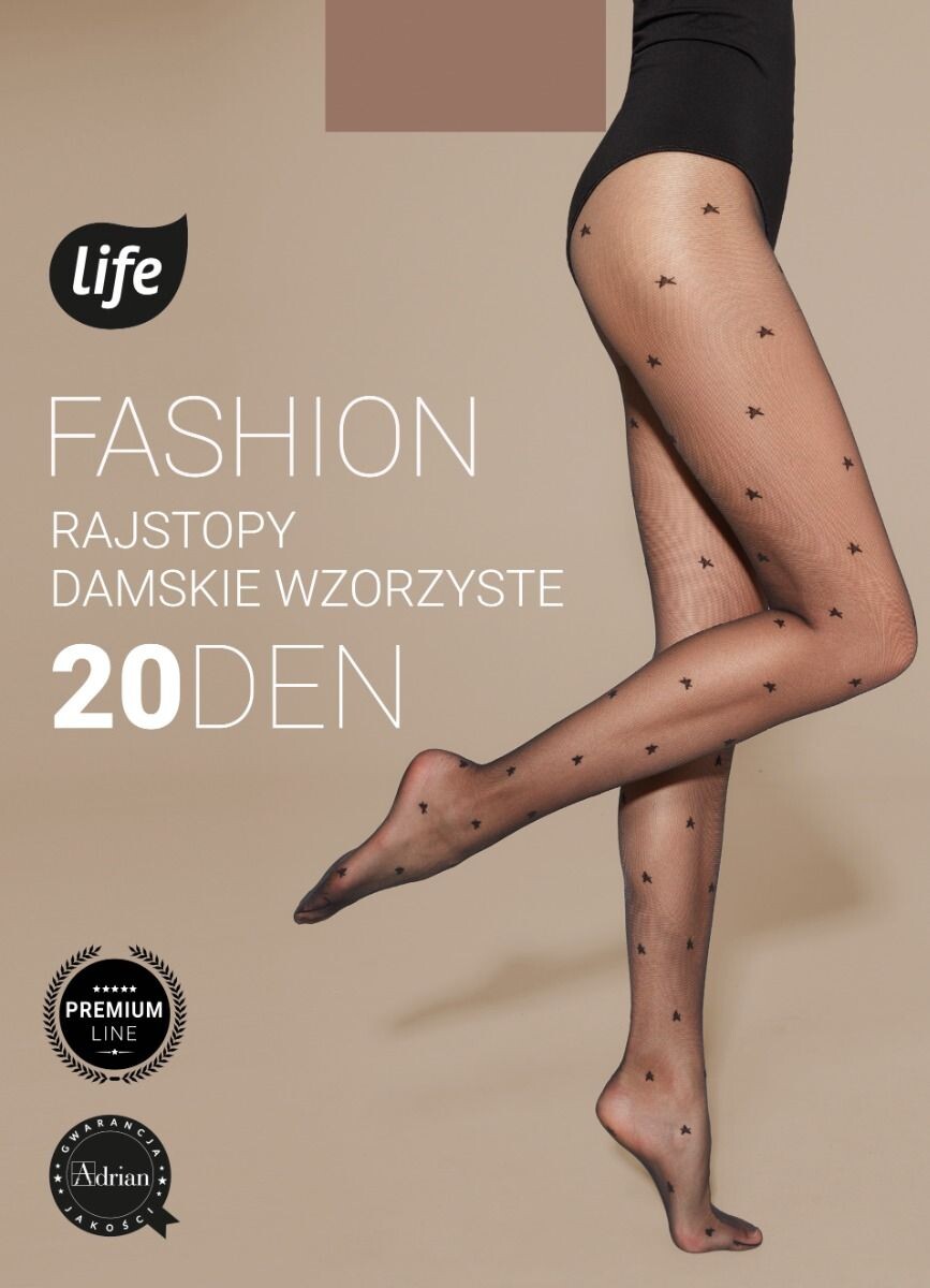 

Колготки Life Fashion Nero Małe Gwiazdki 20 DEN, 3